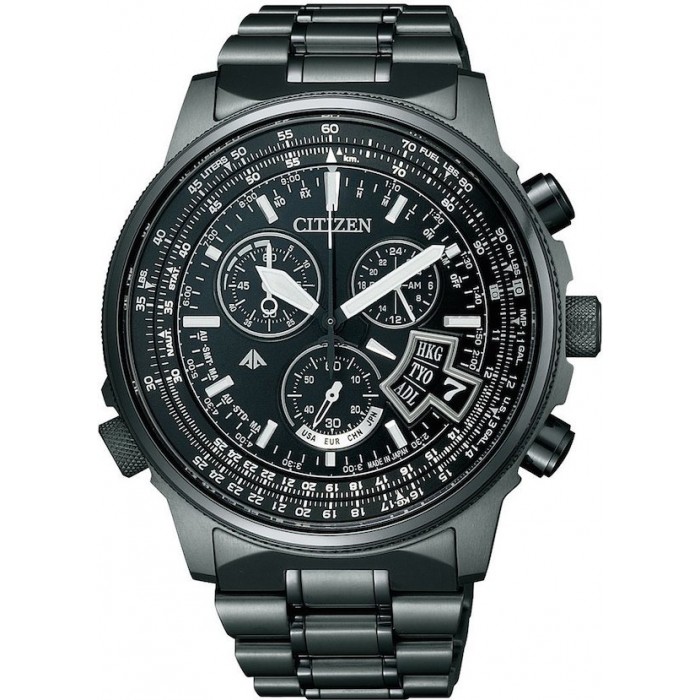 Citizen BY0084-56E นาฬิกาผู้ชาย Eco-Drive Promaster Sky Radio Controlled Made In Japan Men's Watch
