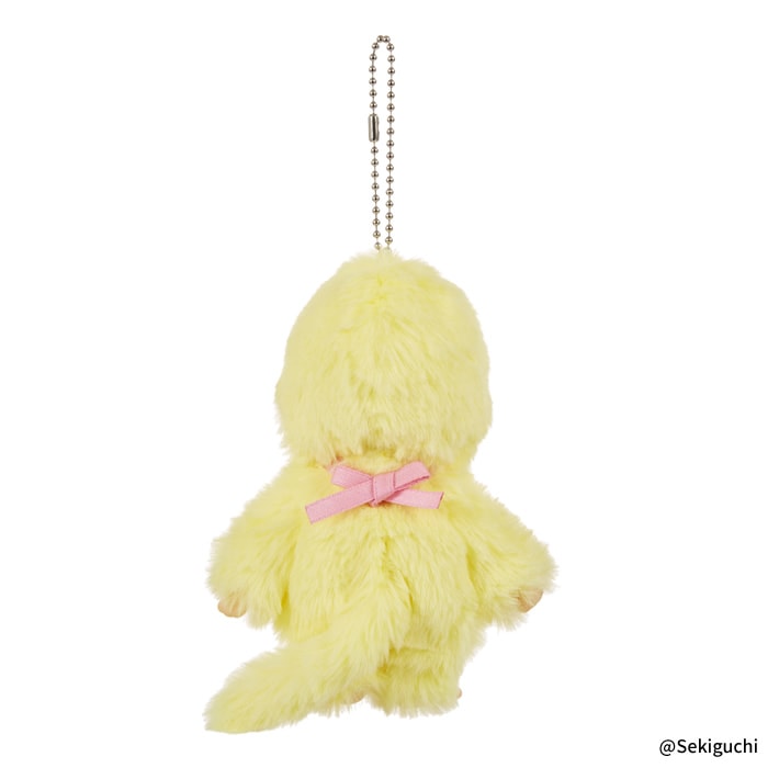 [PRE-ORDER] พวงกุญแจ ตุ๊กตา ม่อนชิชิ สีเหลือง Monchhichi COLORS Keychain Yellow Size SS นำเข้าจากญี่ปุ่น モンチッチCOLORS キーチェーン イエロー