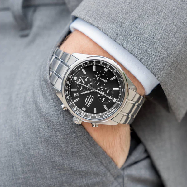 Seiko SSB379P1 นาฬิกาผู้ชาย Chronograph Watch