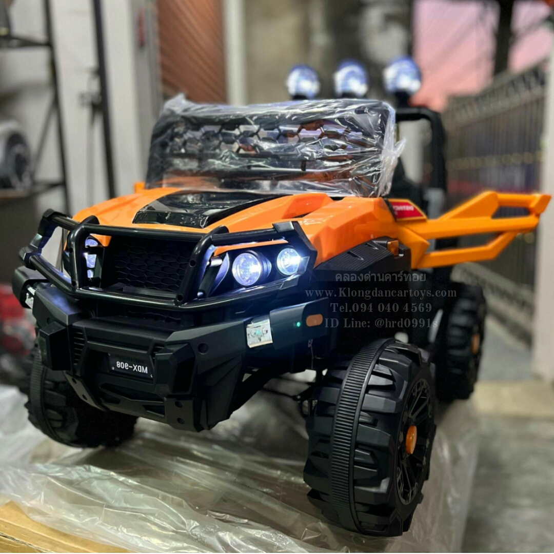 รถเด็กแบตเตอรี่จิ๊ปTurboX908*2ที่นั่ง พ่วงมาลัยซ้าย*(บังคับบนมือถือได้, 4มอเตอร์, แบต12v7a, โยกสไลด์ได้, บูลทูธเพลงได้, เล่นUSB sd Mp3, รีโมทบูลทูธ, ออกตัวสมูท, มีโช้ค,มีประตู, มีช่องเก็บของ)
