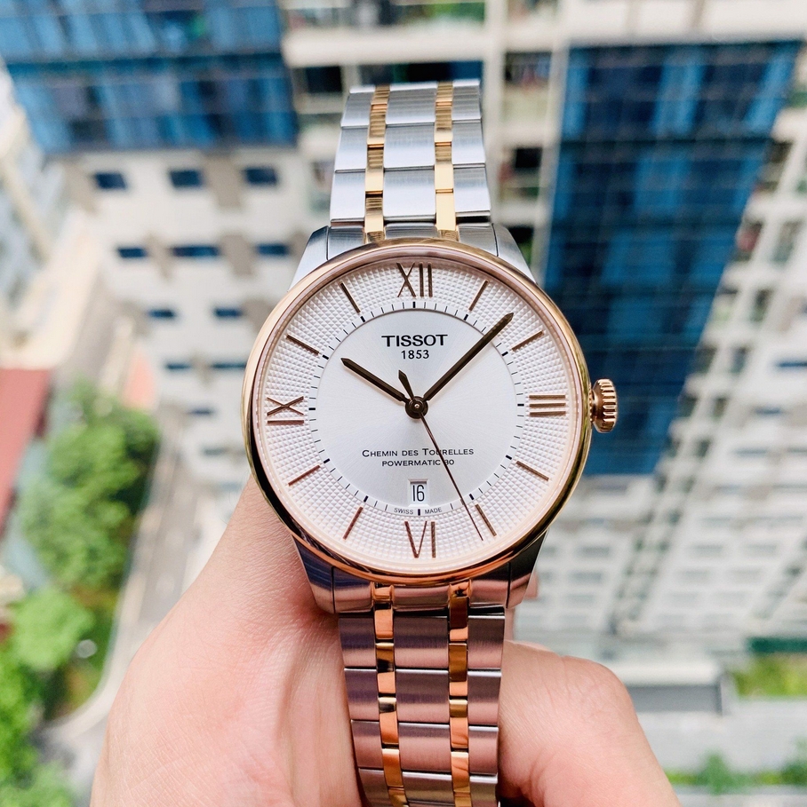 Tissot T099.407.22.038.02 นาฬิกาผู้ชาย Chemin Des Tourelles Automatic Men's Watch