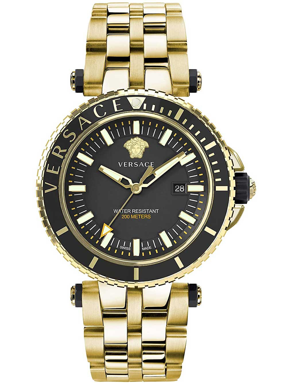 Versace VEAK00618 นาฬิกาผู้ชาย V-Race Quartz Swiss Made Men's Watch