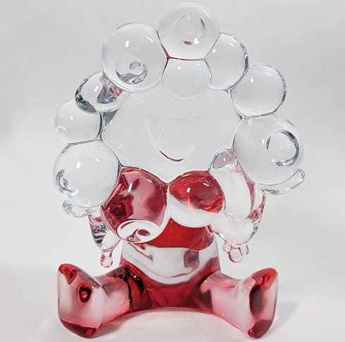 [PRE-ORDER] ฟิกเกอร์ สีใส แดง MYAKU-MYAKU Clear Figure Red งาน Osaka Expo 2025 นำเข้าจากญี่ปุ่น EXPO2025 ミャクミャク クリアフィギュア レッド