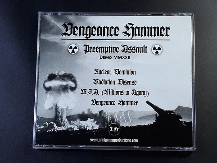 VENGEANCE HAMMER'Preemptive Assault' CD