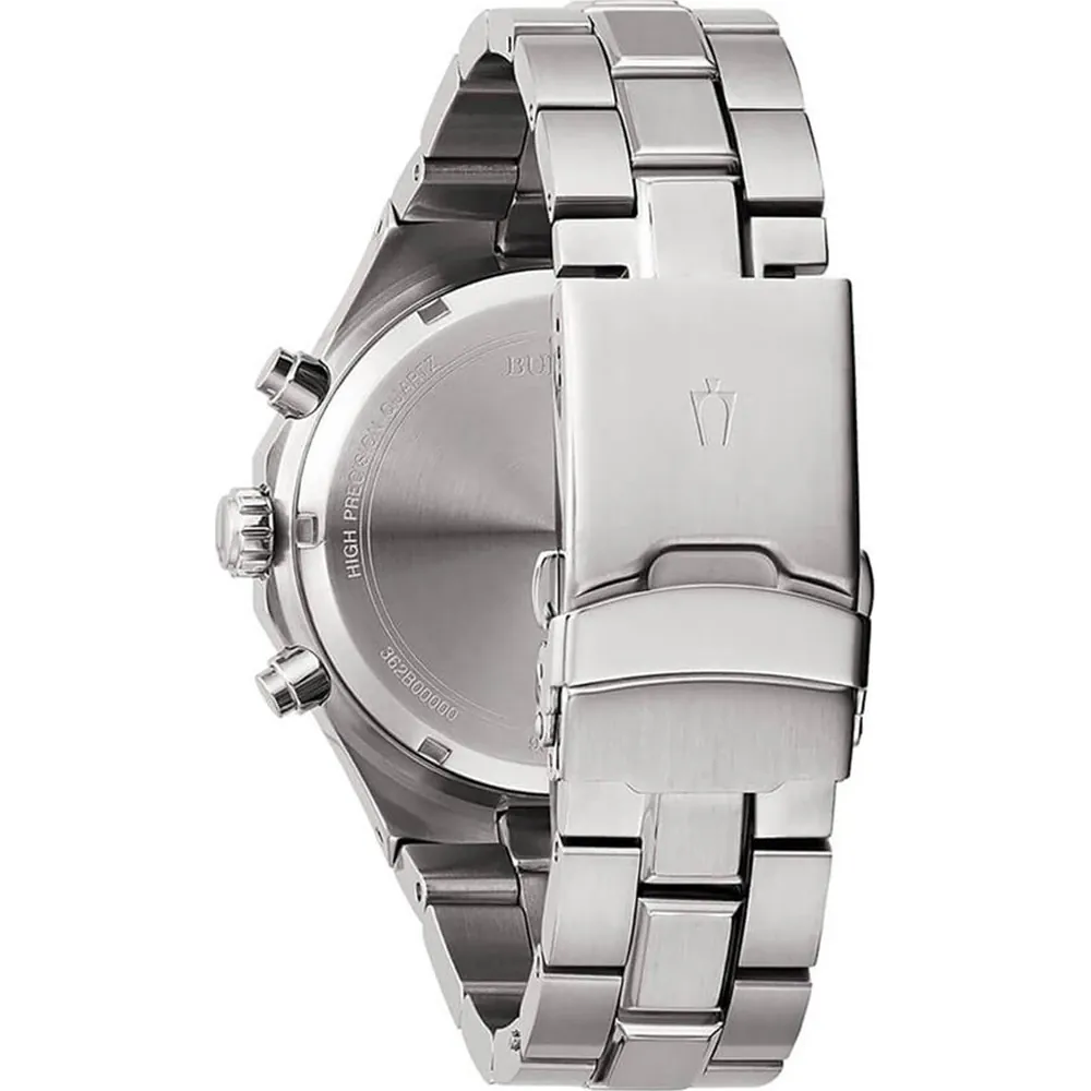 Bulova 96B410 นาฬิาผู้ชาย Chronograph Precisionist Quartz Men's Watch