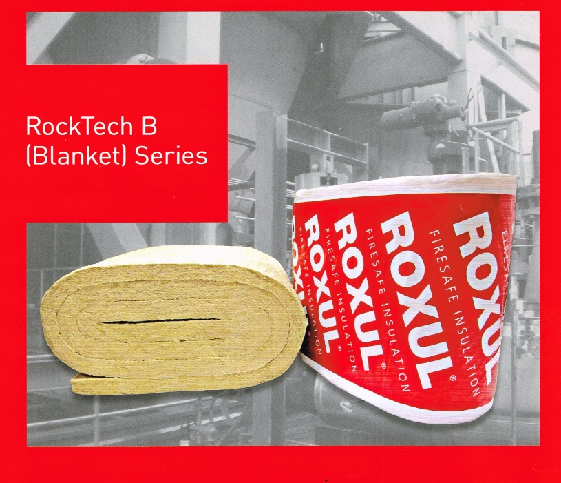 Rockwool Blanket หรือ ฉนวนใยหินชนิดม้วน (รุ่น Prorox BL) (ขนาดตัวอย่าง 5x5 cm)