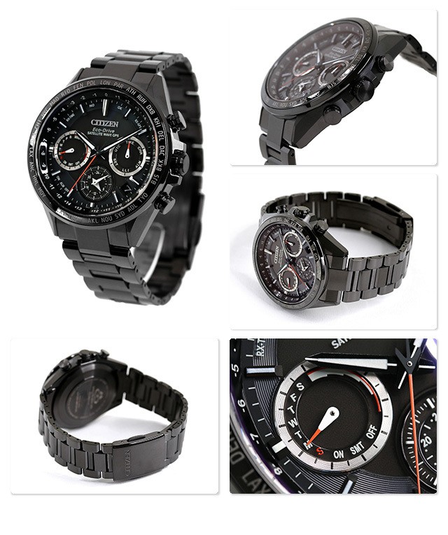 Citizen CC4014-62E นาฬิกาผู้ชาย Attesa Eco-Drive Satellite Wave GPS Titanium Made in Japan Men's Watch