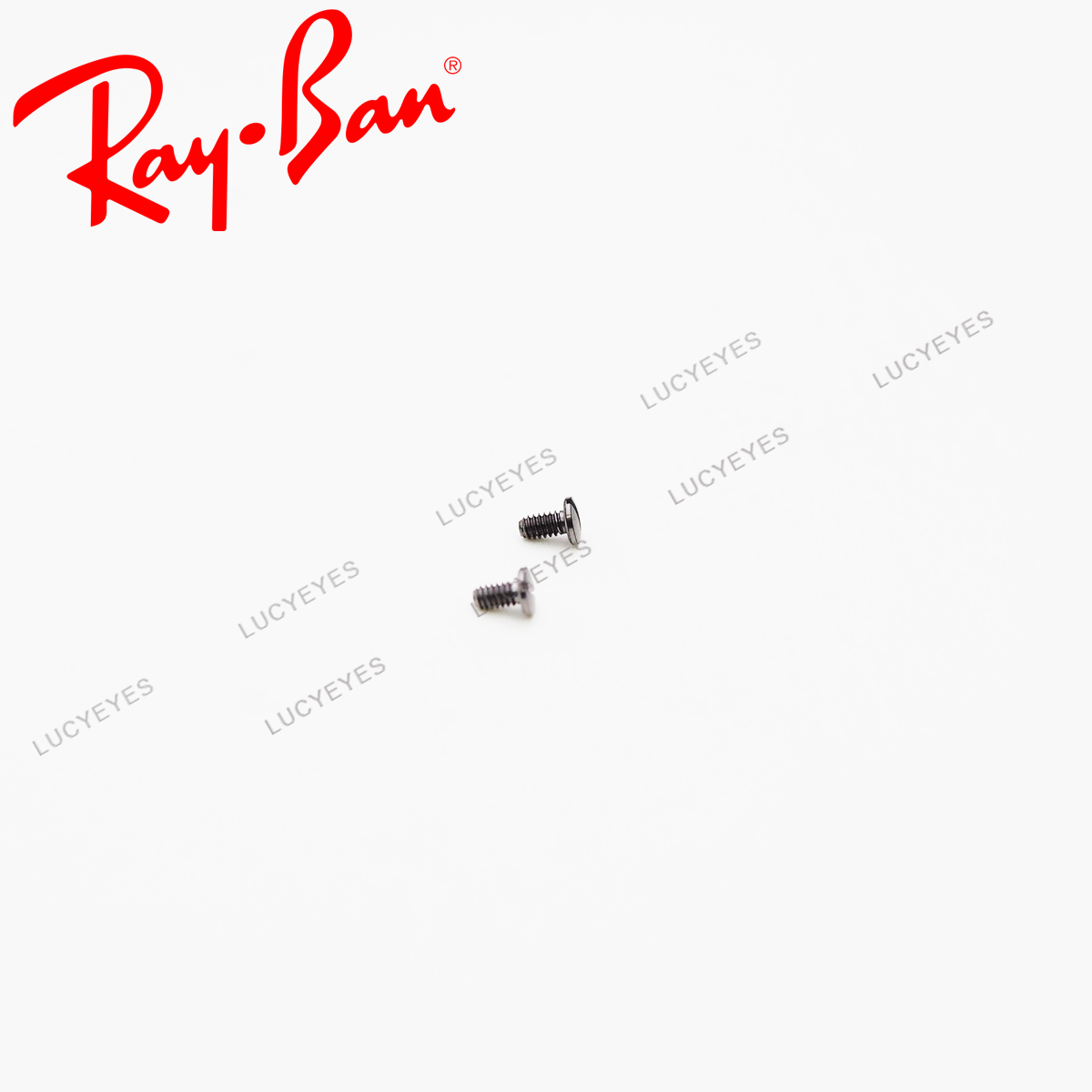 น๊อตแว่น RAYBAN แท้ 100% RB3507, CLUBMASTER ALUMINUM น๊อตยึดกรอบแว่นด้านหลัง สีเงิน