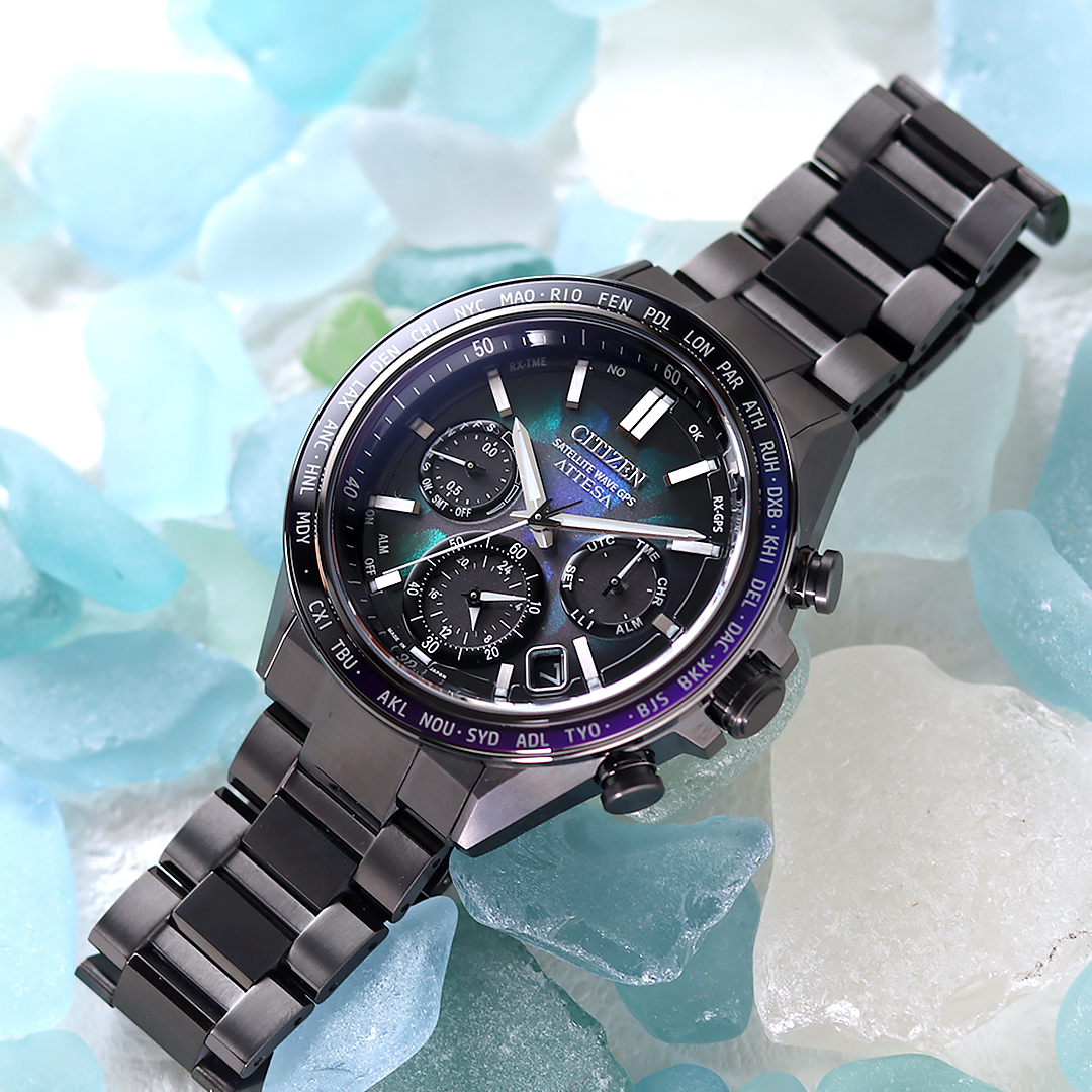 Citizen CC4057-60E นาฬิกาผู้ชาย Attesa Satellite Wave GPS Super Titanium LIMITED EDITION 1900 Men's Watch