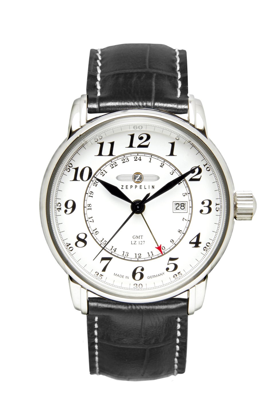Zeppelin 7642-1 นาฬิกาผู้ชาย Zeppelin Model 7642-1, Series LZ127 Graf Quartz Men's Watch Made In Germany