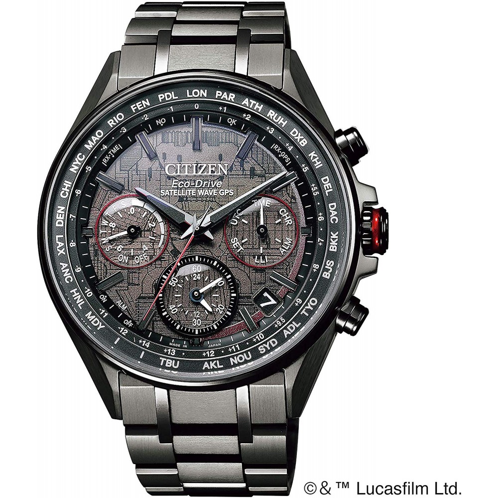 Citizen CC4006-61E นาฬิกาผู้ชาย Attesa F950 Eco-Drive Satellite Wave GPS Star Wars Darth Vader Limited 1,500 Pcs. Men's Watch