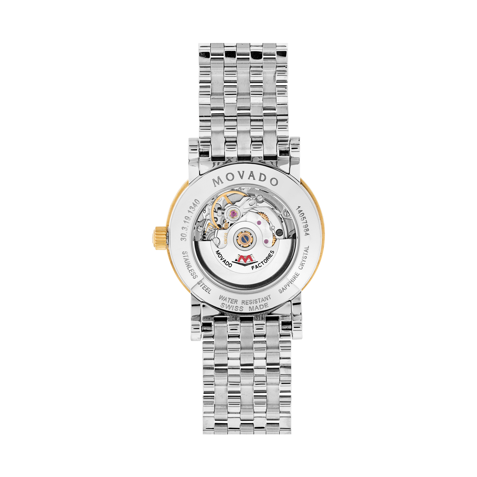 Movado 0607011 นาฬิกาผู้หญิง Red Label Automatic Women's Watch