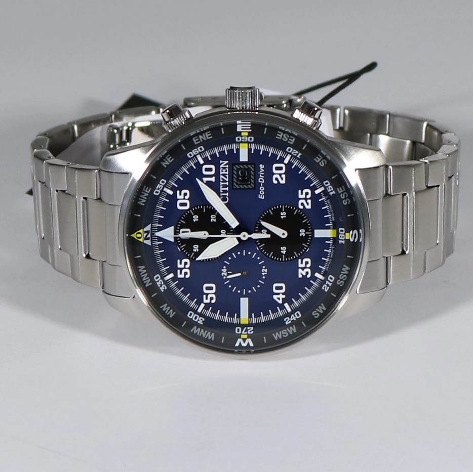 Citizen CA0690-88L นาฬิกาชาย Eco-Drive Aviator Pilot's Men's Watch