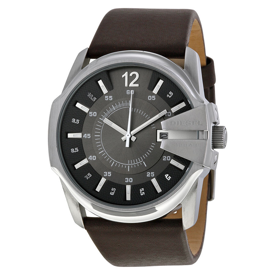 Diesel DZ1206 นาฬิกาผู้ชาย Diesel รุ่น DZ1206, Master Chief Quartz Brown Leather Men's Watch