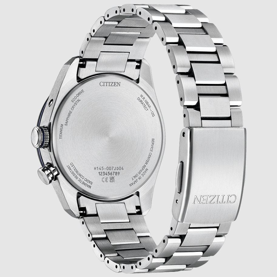 Citizen CB0288-65L นาฬิกาผู้ชาย Atessa Eco-Drive Global Radio Controlled Unite with Limited Blue 2000Pcs Men's Watch