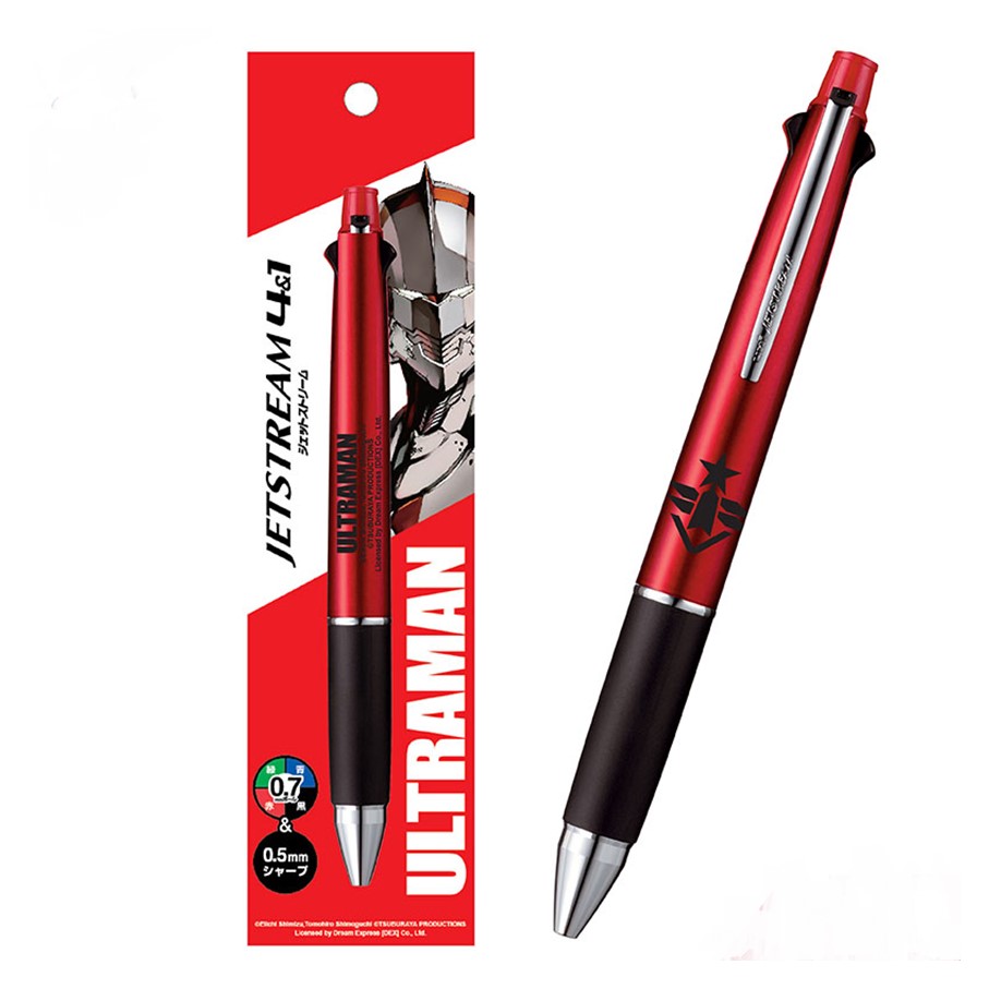 [DEXPRESS] ปากกาอุลตร้าแมน ยูนิ เจ็ทสตรีม 4&1 MSXE5-1000-07 สีแดง (Bordeaux)