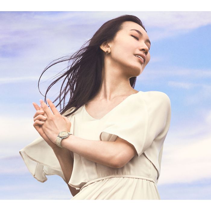 Citizen EM1006-40A นาฬิกาผู้หญิง Eco-Drive L Ambiluna Heralbony Women's Watch *2 สาย