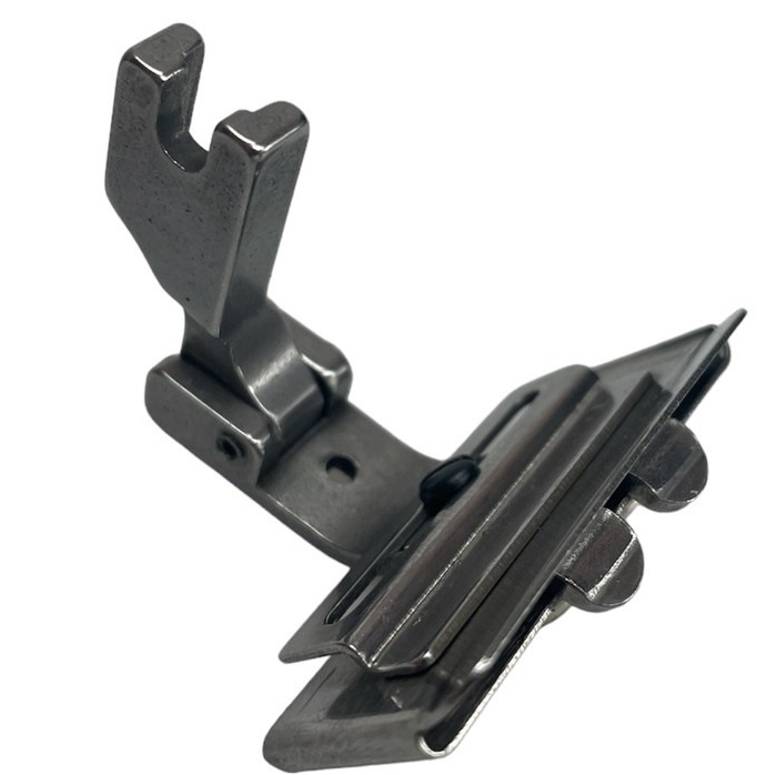 ตีนผีใส่เทป ขนาด 10มิลลิเมตร ถึง 25มิลลิเมตร สำหรับจักรอุตสาหกรรมเข็มเดี่ยวปรับขนาดได้ตามความกว้างของ เทปหรือลูกไม้