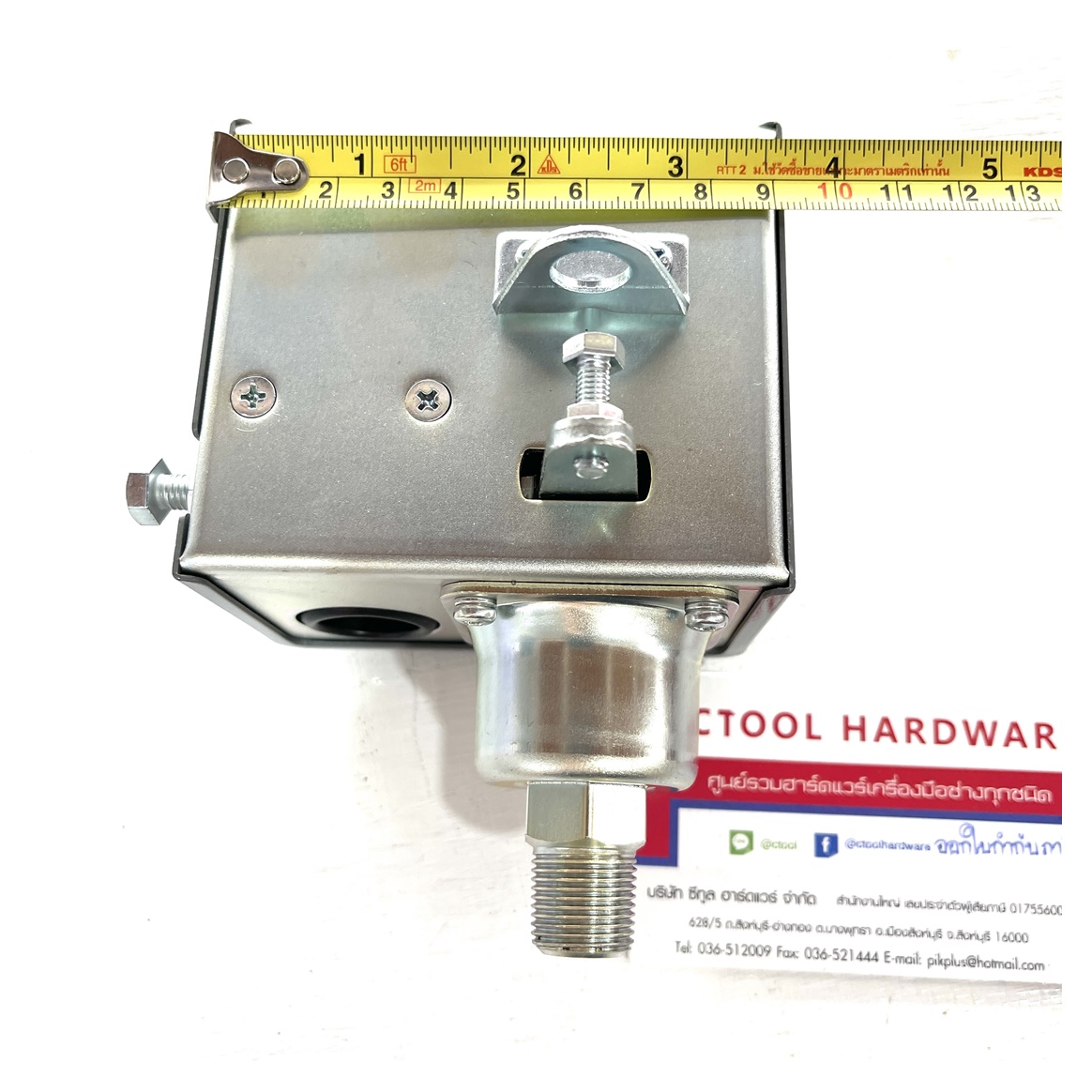 ออโต้ปั๊มลม3-15HP PSP-200A UEDA SEISAKUSHO ยูด้า ของแท้100% สวิทซ์โอโตเมติก เกลียว3/8" - Authintic pressure switch by ซีทูล Ctoolhardware