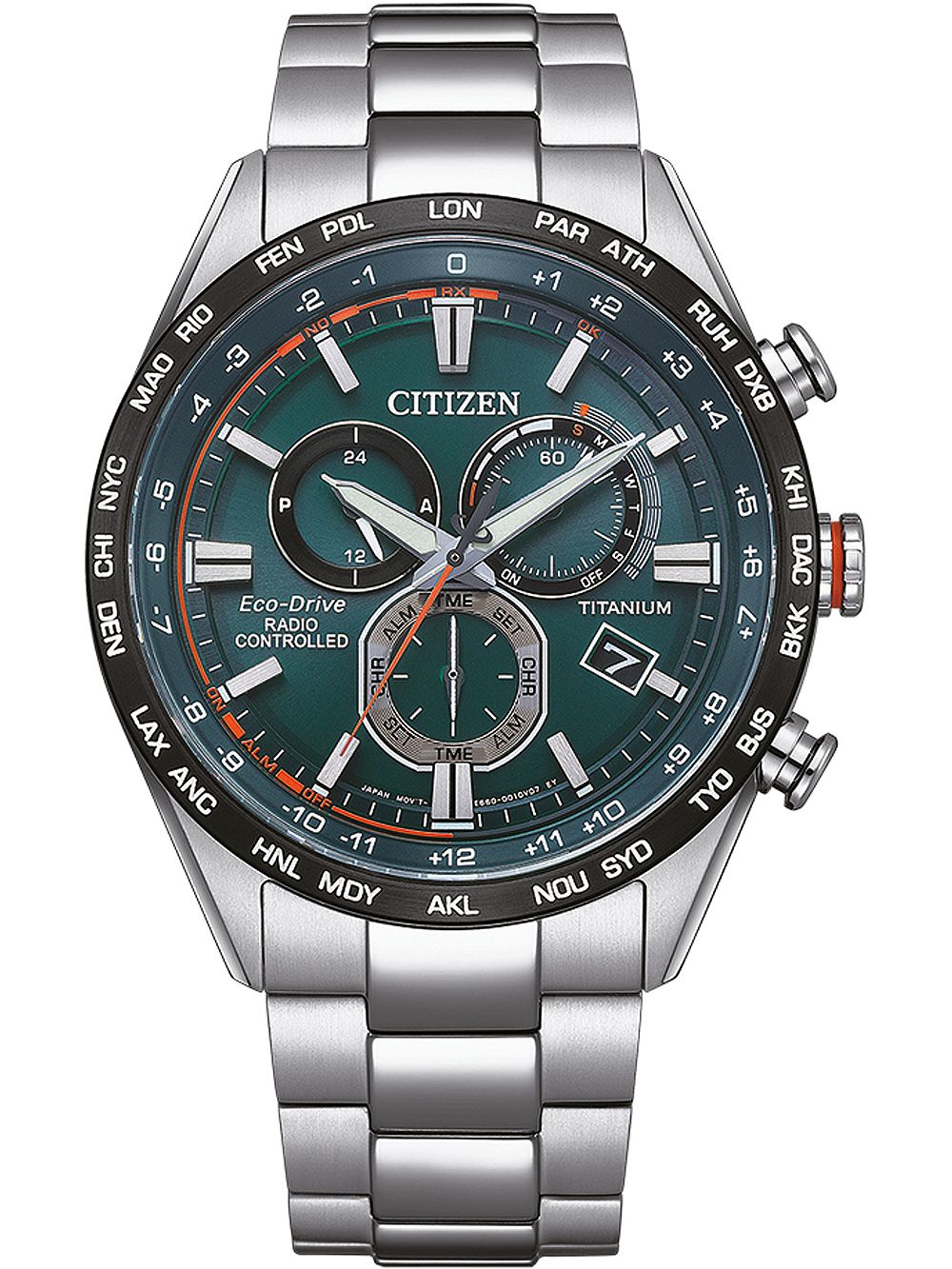 Citizen CB5946-82X นาฬิกาผู้ชาย Eco-Drive Titanium Men's Watch