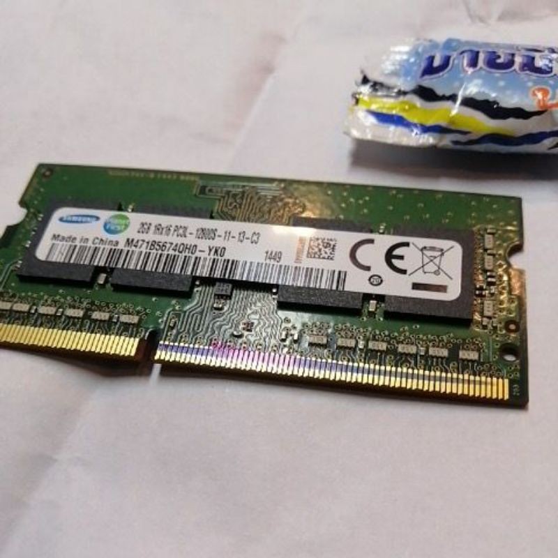 ram ddr3L samsung 2gb 1Rx16 PC3L - 12800S