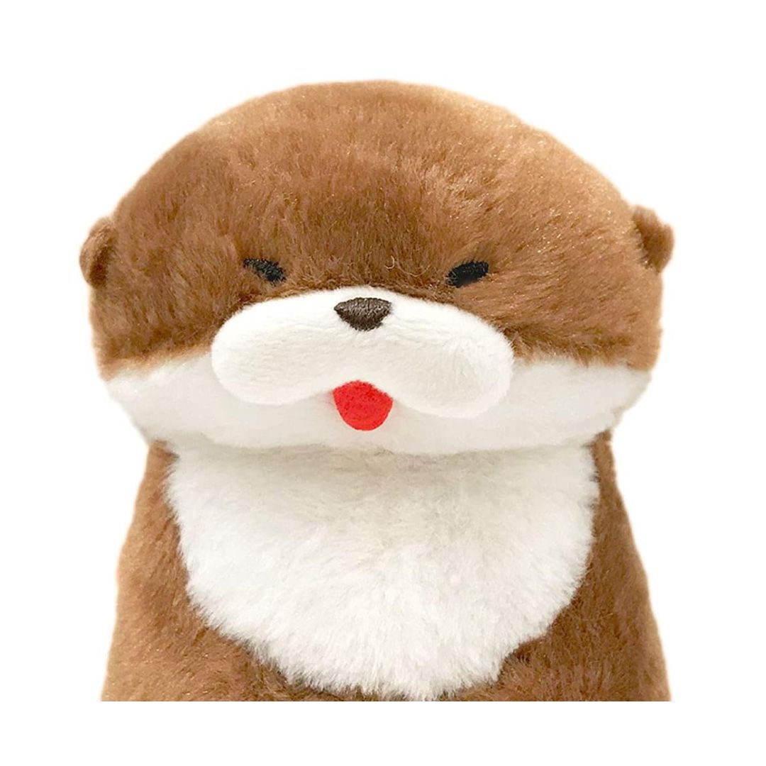 [PRE-ORDER] ตุ๊กตา น้องนาก แลบลิ้น นากทะเล Uso-yan Size 8 x 9 x 16 cm นำเข้าจากญี่ปุ่น カワウソうそやんST うそべえ