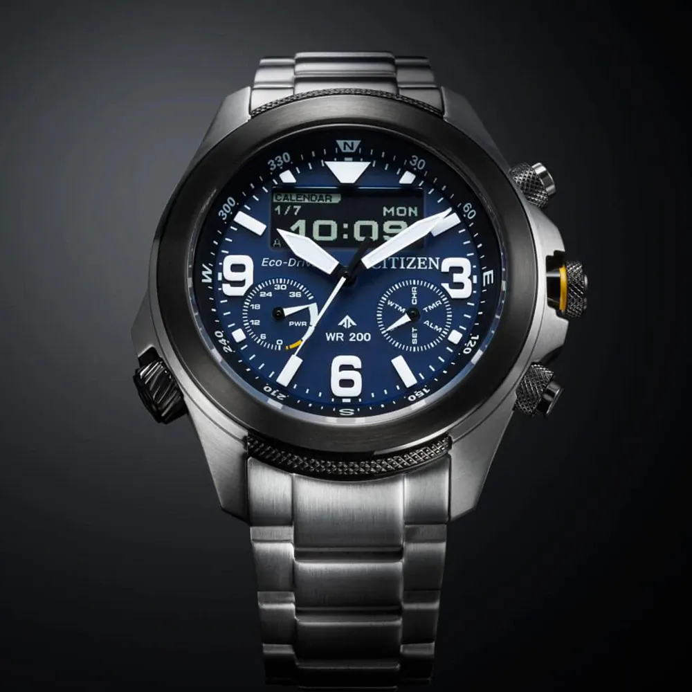 Citizen JV1006-51L นาฬิกาผู้ชาย Promaster Land U822 Eco-Drive Men's Watch