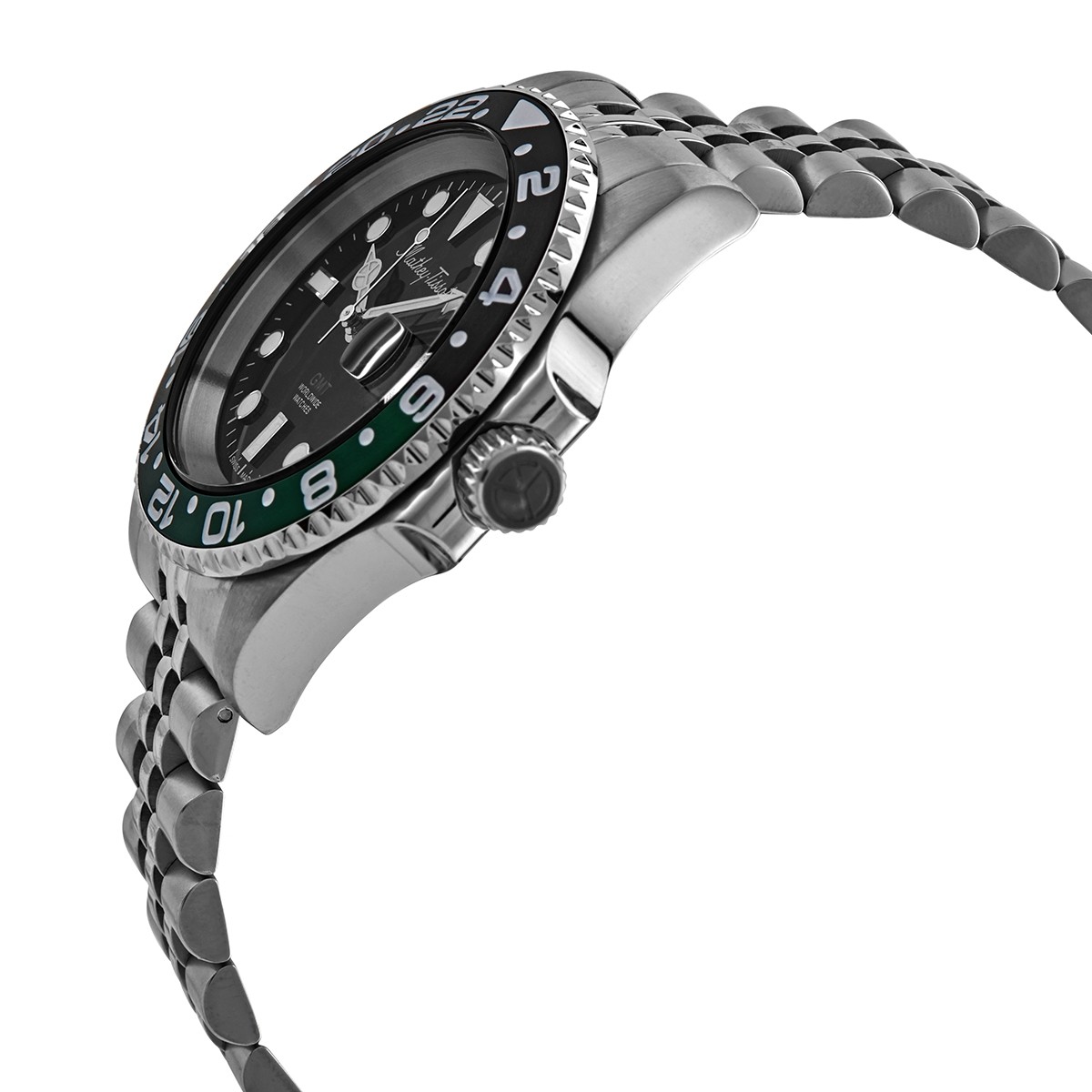 Mathey-Tissot H903ANV นาฬิกาผู้ชาย Vintage GMT Quartz Men's Watch