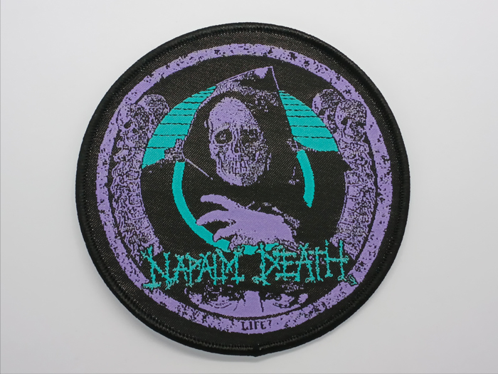NAPALM DEATH 'Skull' Woven Patch
