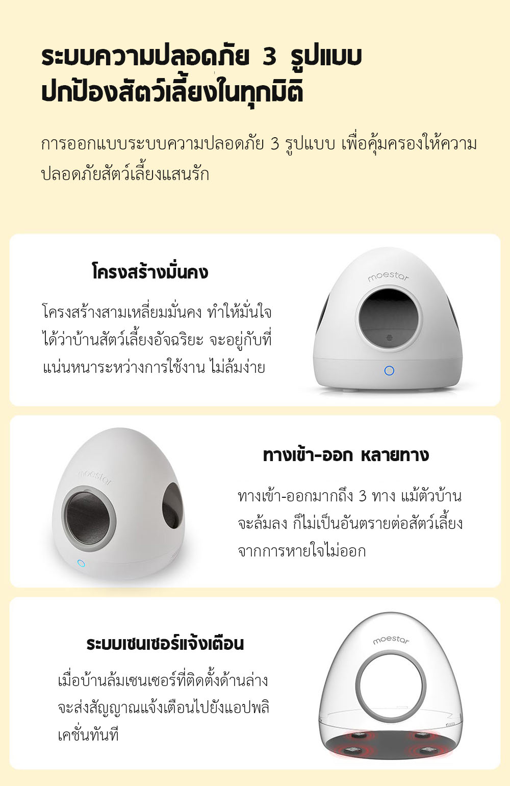 Xiaomi Moestar Intelligent Pet House - บ้านสัตว์เลี้ยงอัจฉริยะ