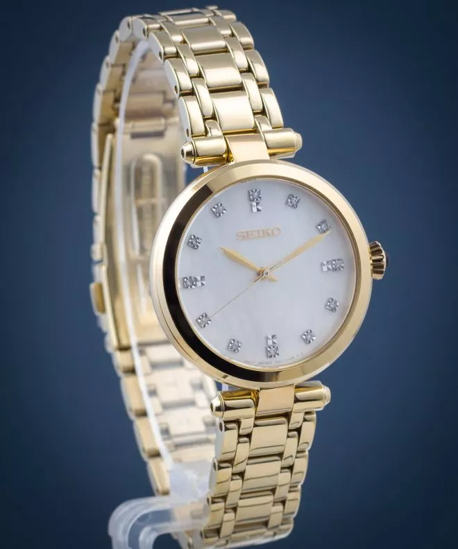 Seiko SRZ536P1 นาฬิกาผู้หญิง DIAMONDS Quartz Women's Watch
