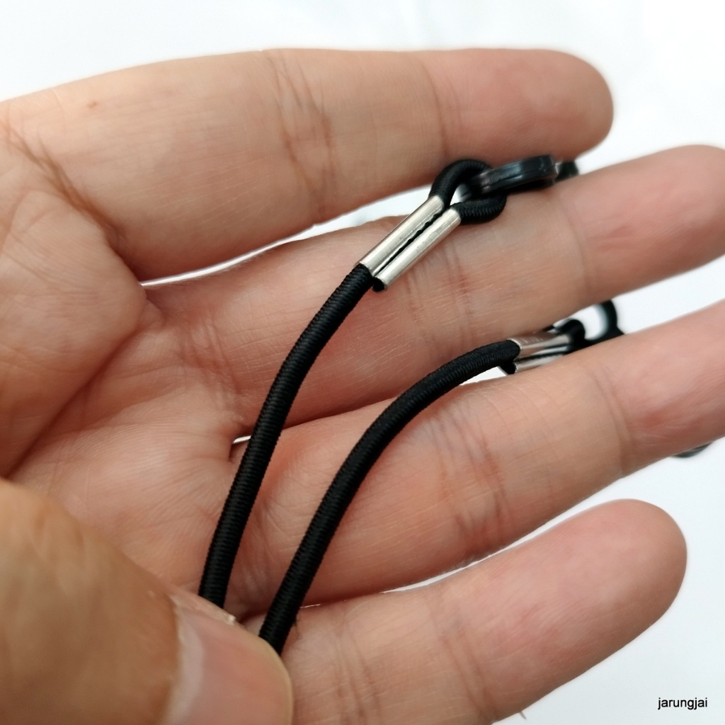 สายคล้องแมส ศรีสะเกษ แบบมินิมอล สีดำ คุณภาพดี