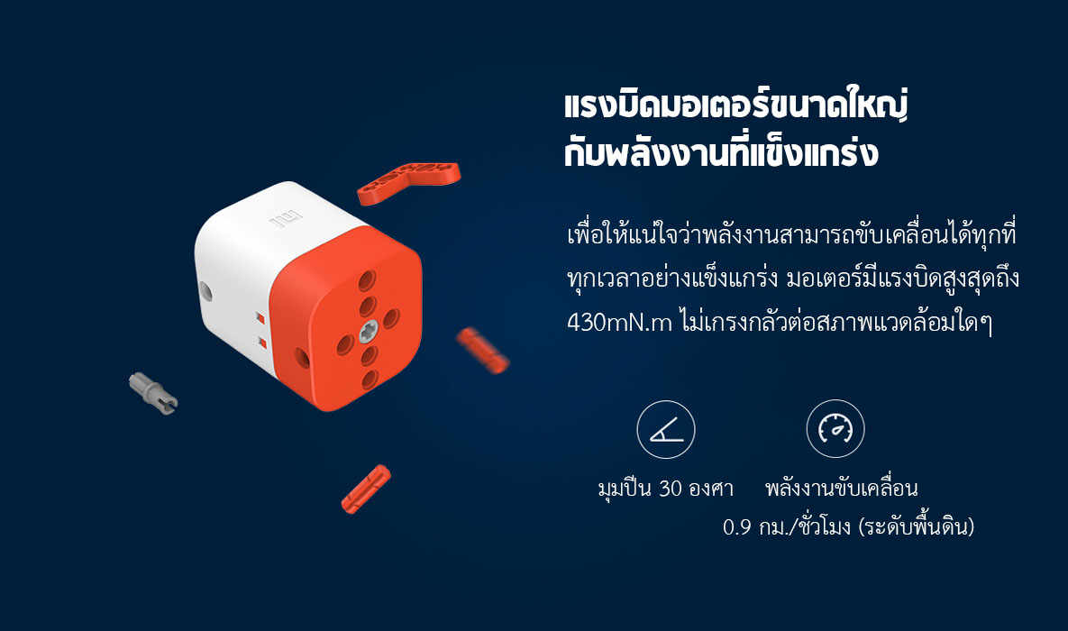 Xiaomi MITU 4WD Off-Road Building Block - หุ่นยนต์ตัวต่ออัจฉริยะรุ่นรถโฟว์วิล