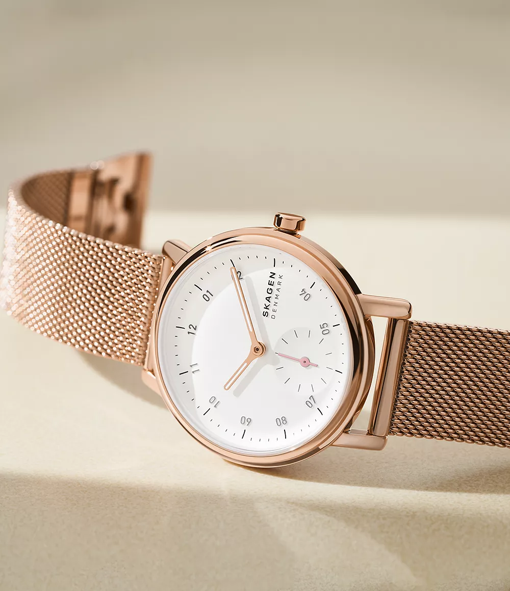 Skagen SKW3099 นาฬิกาผู้หญิง Kuppel Lille Rose gold Women's Watch