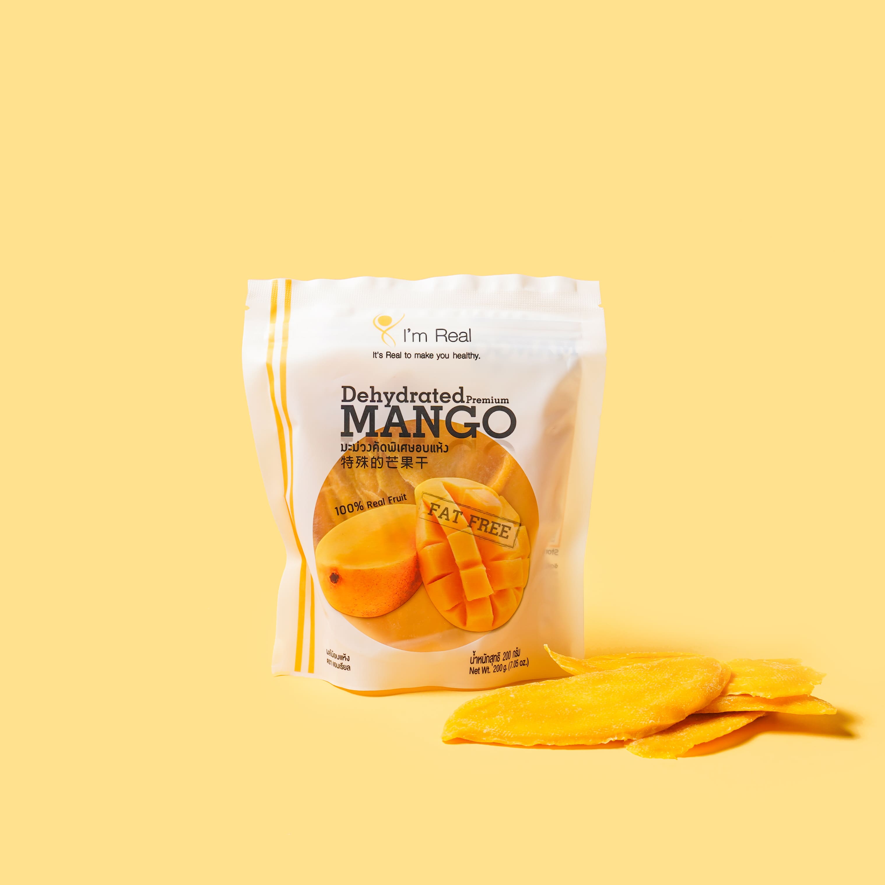 Dehydrated Premium Mango 200 G. (มะม่วงคัดพิเศษอบแห้ง 200 กรัม)