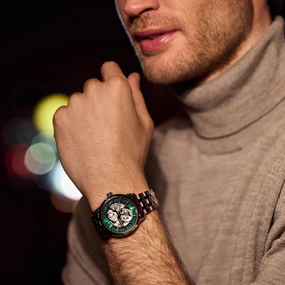 Bulova 96A329 นาฬิกาผู้ชาย Automatic Men's Watch