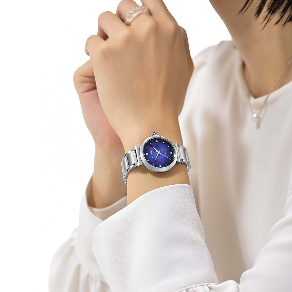 Citizen EM1060-87L นาฬิกาผู้หญิง Citizen L Eco-Drive Diamonds UNITE with BLUE Limited 2000Pcs Women's Watch