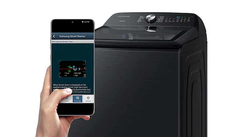 เครื่องซักผ้า SAMSUNG 23 กก. สีดำ พร้อมด้วย Activ dualwash รุ่น WA23A8377GV/ST