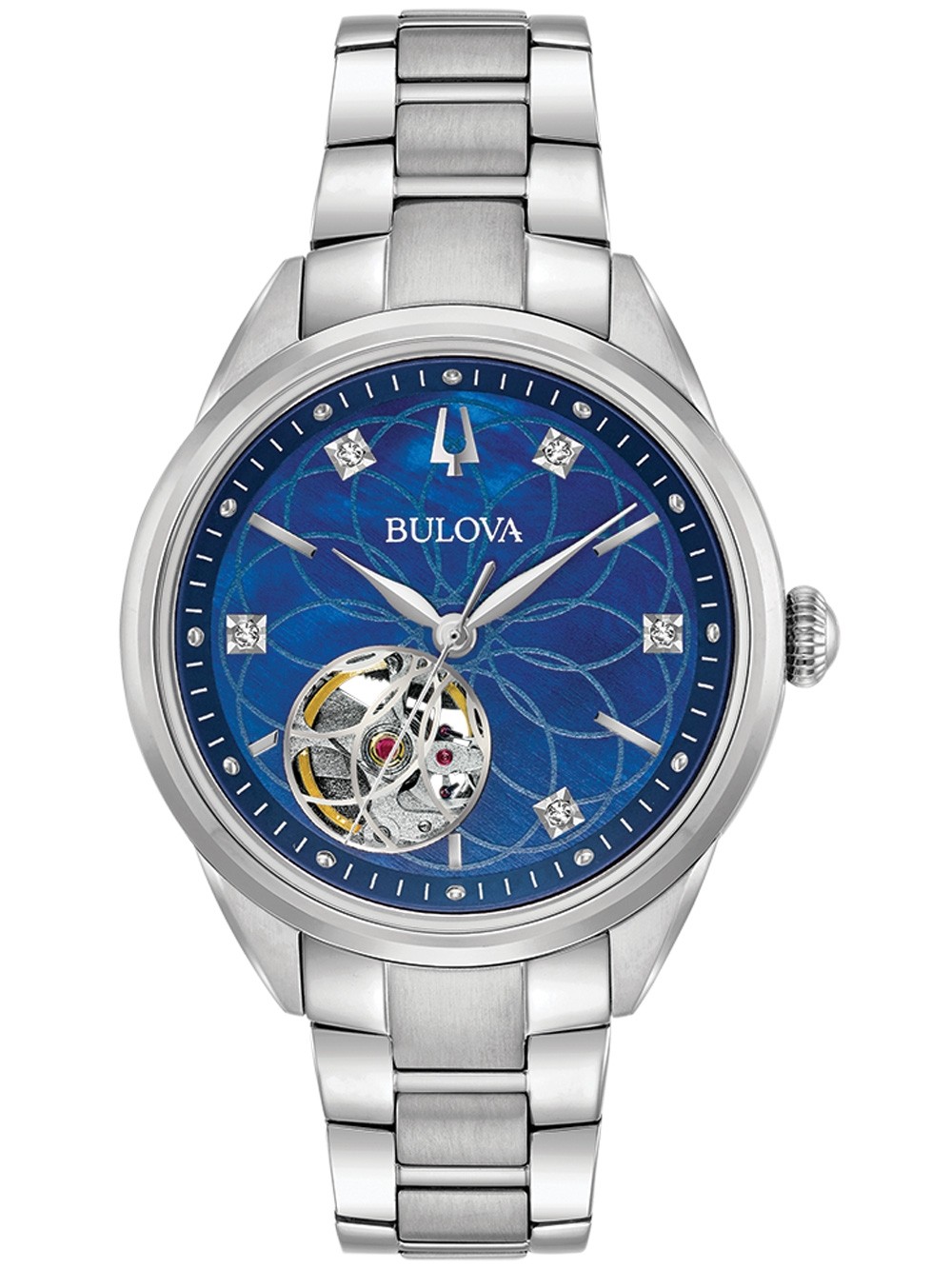 Bulova 96P191 นาฬิาผู้หญิง Classic Automatic Women's Watch