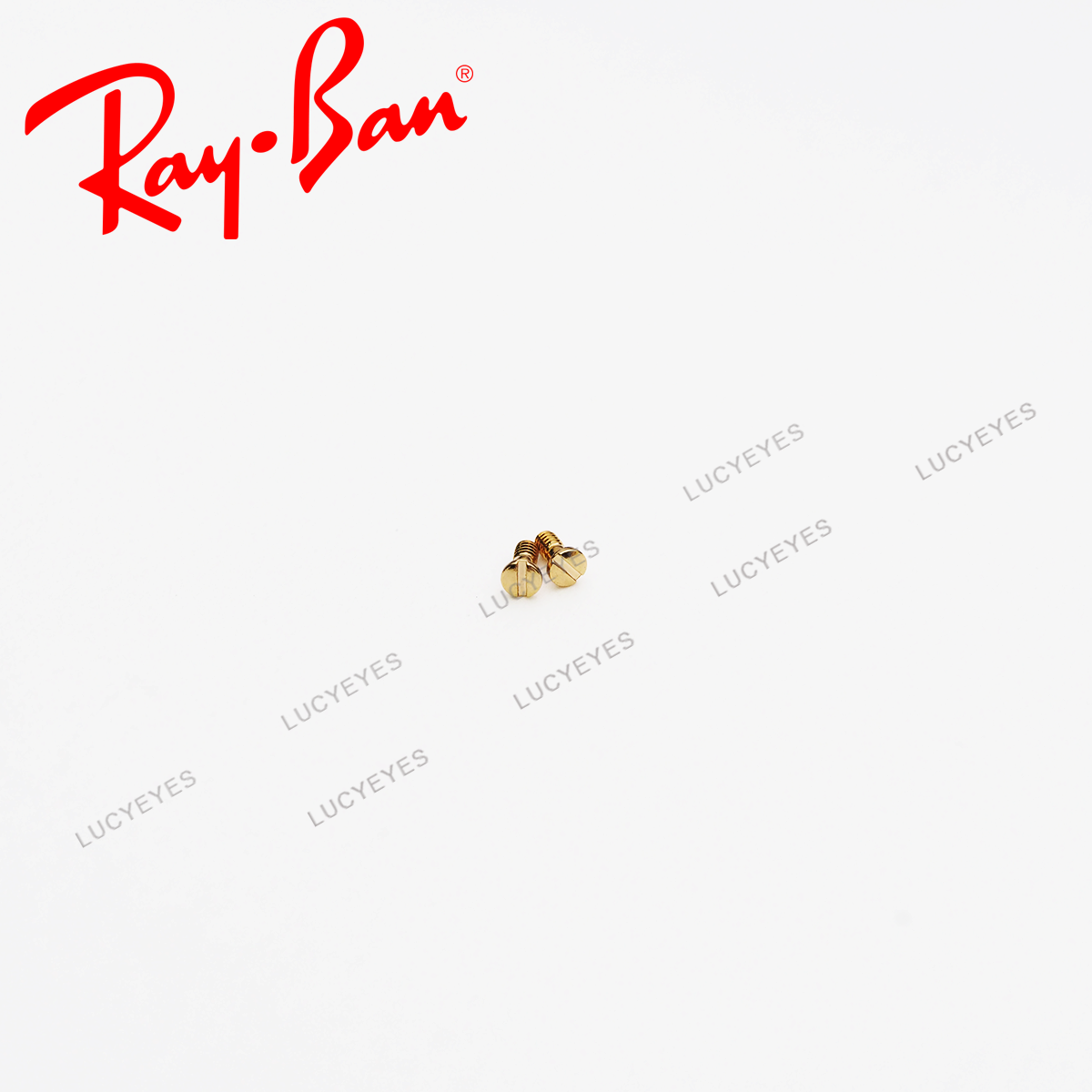 น๊อตแว่น RAYBAN แท้ 100% RX7083D สีทอง