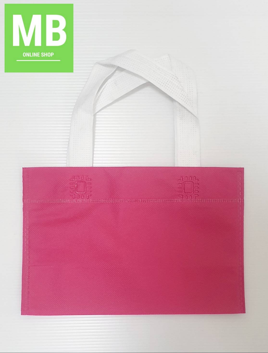 ถุงผ้าสปันบอนด์ ใส่กาแฟ ใส่ขนม งานช๊อต แบบหูหิ้ว (50ใบ/แพ็ค)