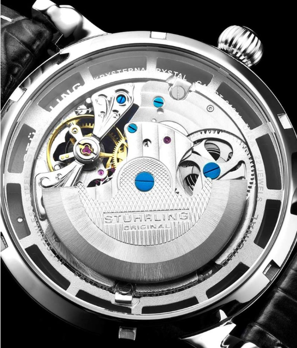 Stuhrling Original 371A.01 นาฬิกาผู้ชาย Luciano Automatic Skeleton Men's Watch