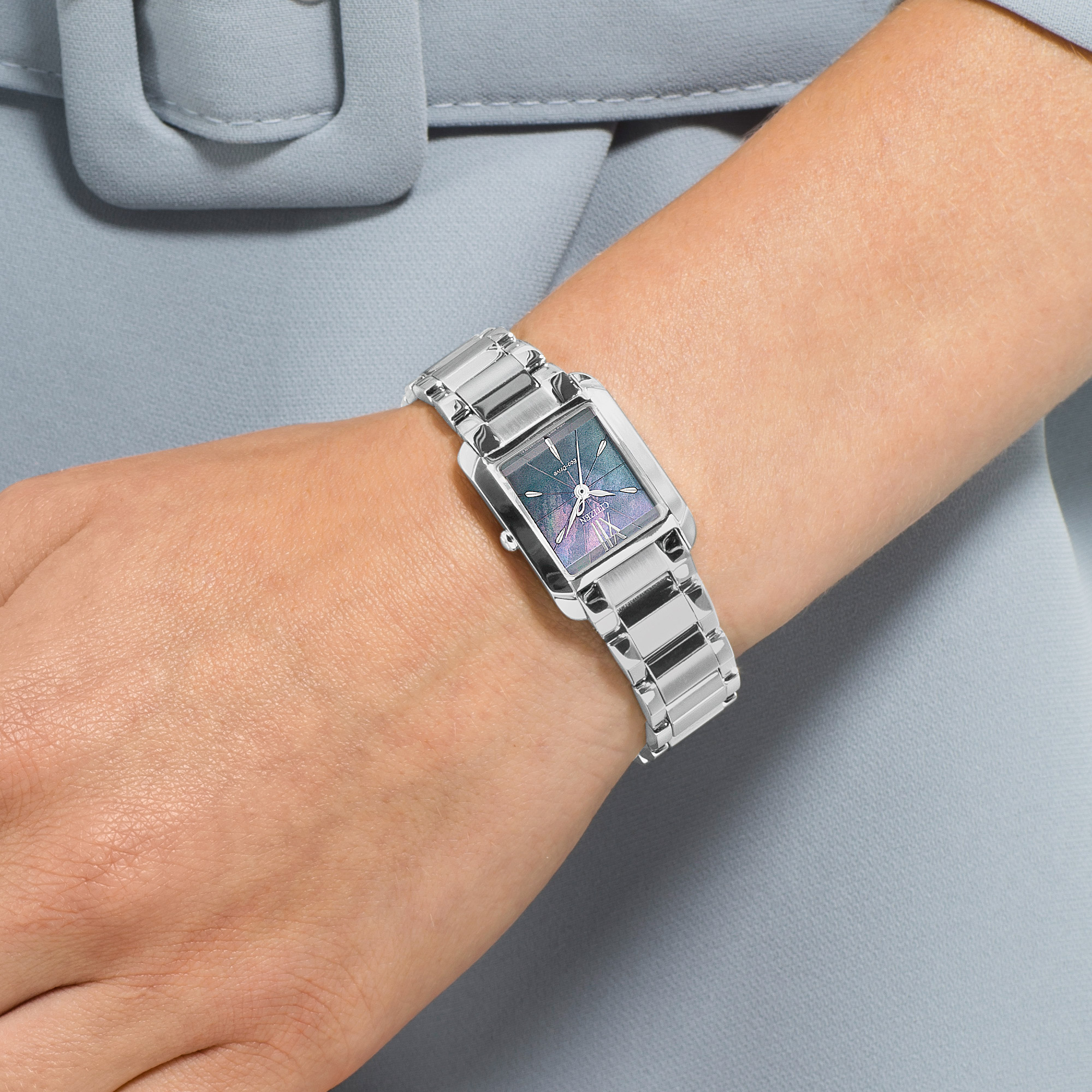 Citizen EW5551-81N นาฬิกาผู้หญิง Eco-Drive Elegant Women's Watch