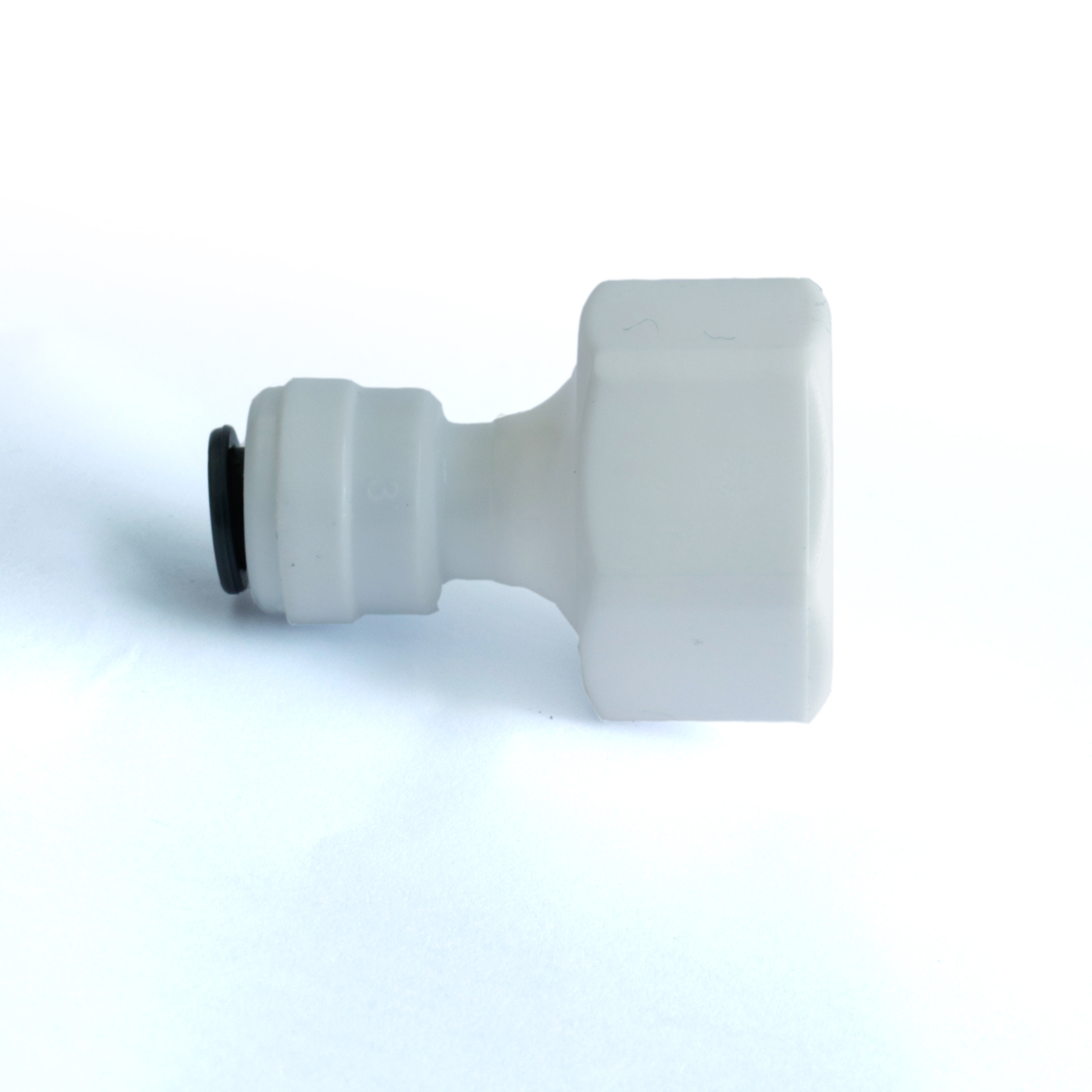 ข้อต่อตรง (1/4"x 1/2") 2หุน x 4หุน Plastic สวมเร็ว Speed Fit