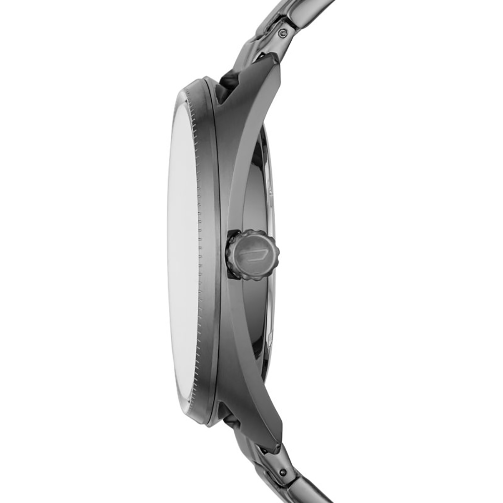 Diesel DZ1855 นาฬิกาผู้ชาย Diesel รุ่น DZ1855, Fastback Features A Gunmetal Case, Gray Sunray Dial Men's Watch