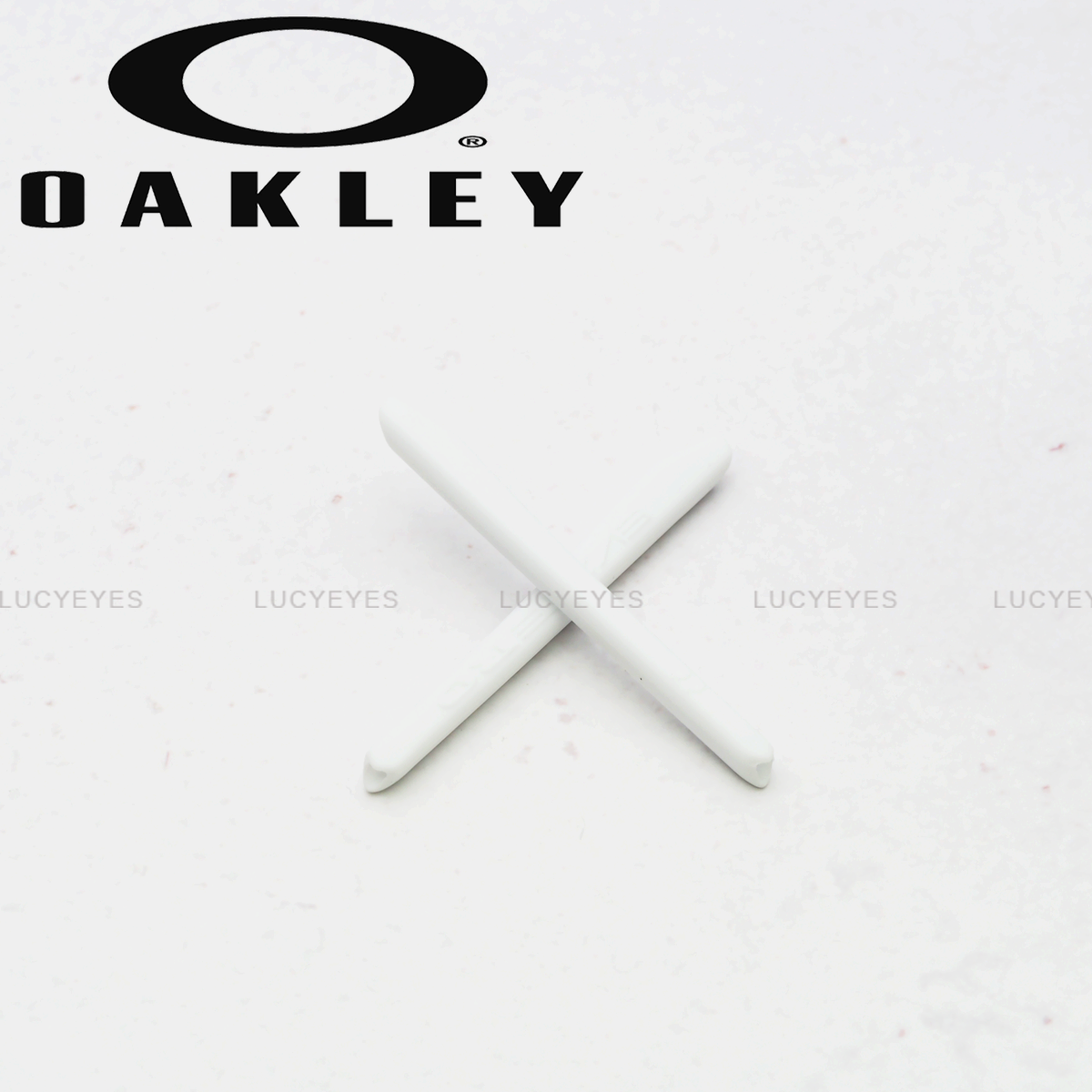 ยางขาแว่น OAKLEY OO9308, OO9313, OO9410 EVZERO PATH สีขาว