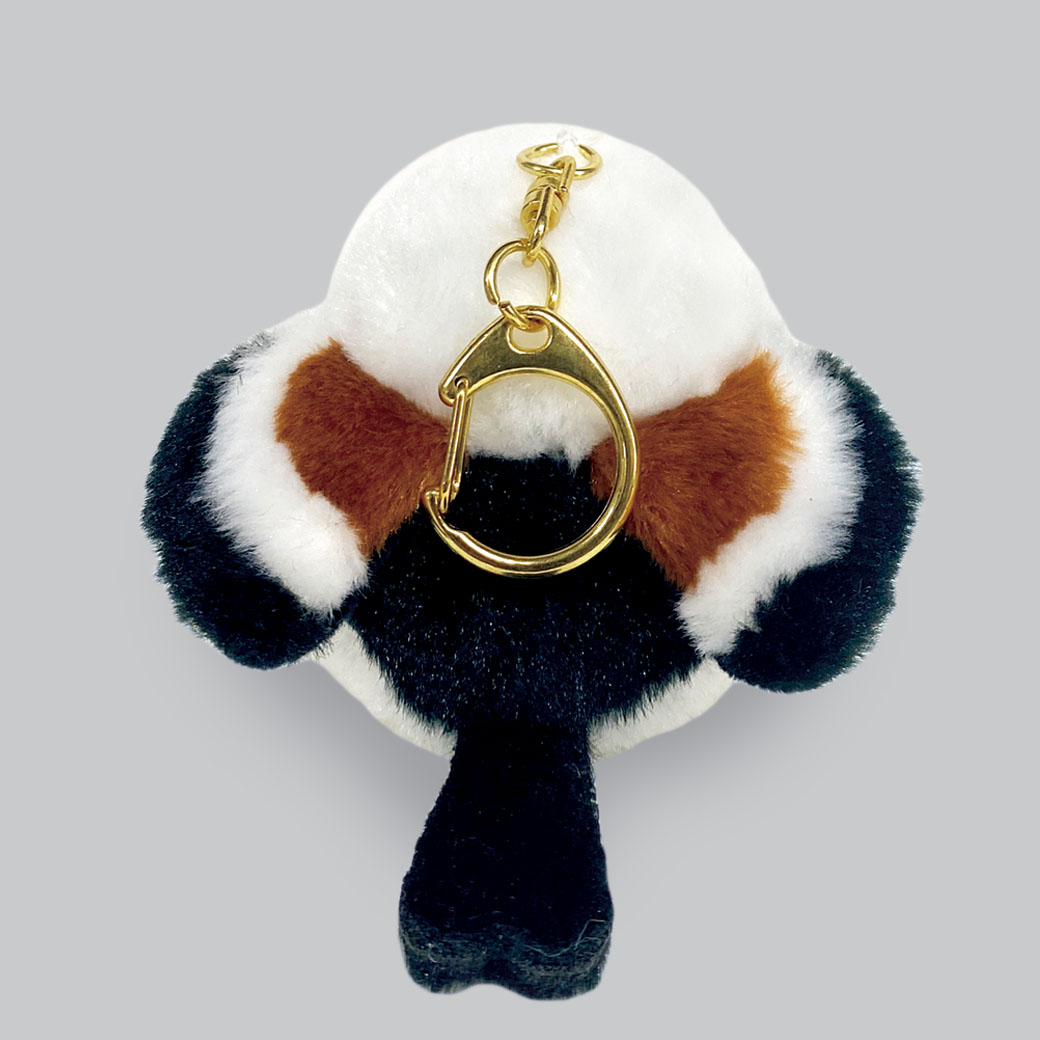 [PRE-ORDER] พวงกุญแจ ตุ๊กตา ชิมะจัง หลับตา นกชิมะเอะนากะ นกฮอกไกโด Size 6 x 6 cm นำเข้าจากญี่ปุ่น Fuku-Fuku Shimaenaga Shima-chan Keychain 702611