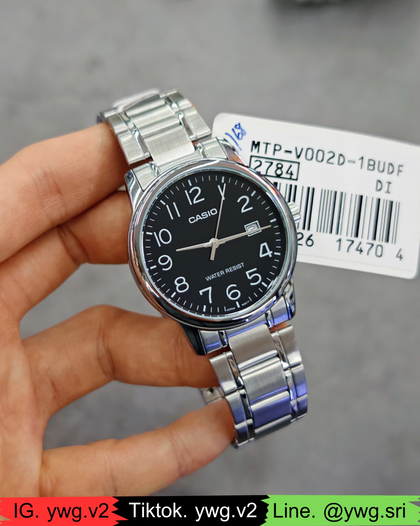 CASIO รุ่น MTP-V002D-1B