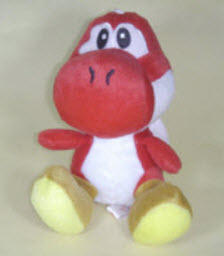 Yoshi ขนาด 5 นิ้ว สีแดง พร้อมโซ่ไข่ปลา