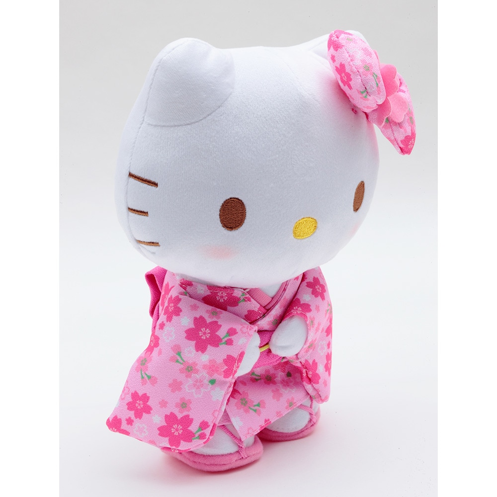 [PRE-ORDER] ตุ๊กตา คิตตี้ กิโมโน ซากุระ สีชมพู Hello Kitty PINK Kimono Sakura Size S นำเข้าจากญี่ปุ่น ハローキティ 桜着物